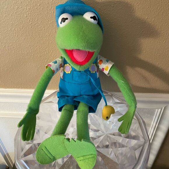 1993 Kermit The Frog Spring Duckie 18 inch Plush Frog - Picture 16 of 16